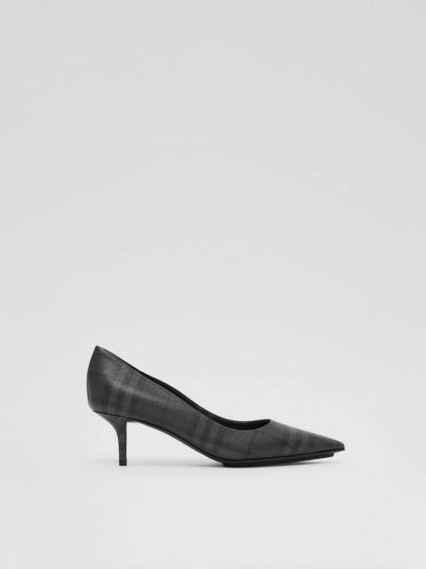 Check Point-toe Pumps