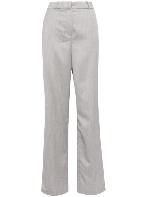 tailored wool trousers