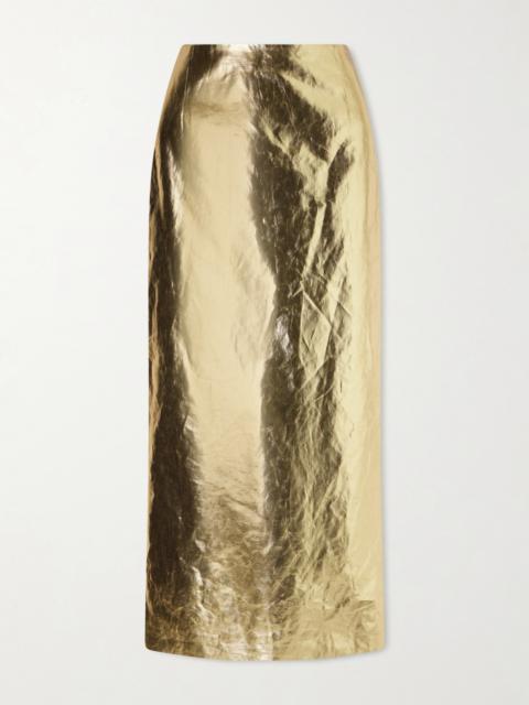 Manuela Linen Midi Skirt