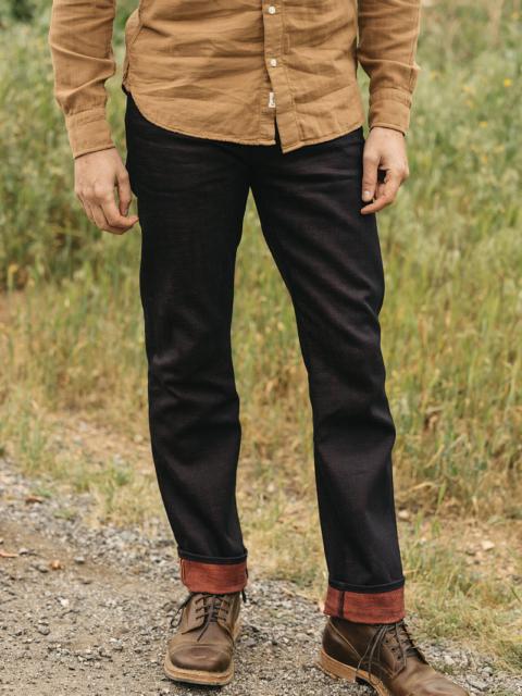 The Hammer Straight Etched - Bordeaux Raw 13oz Selvedge