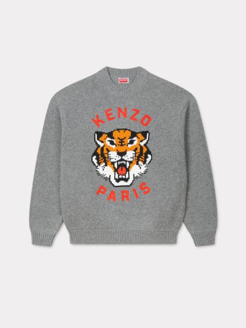 'Lucky Tiger' embroidered jumper