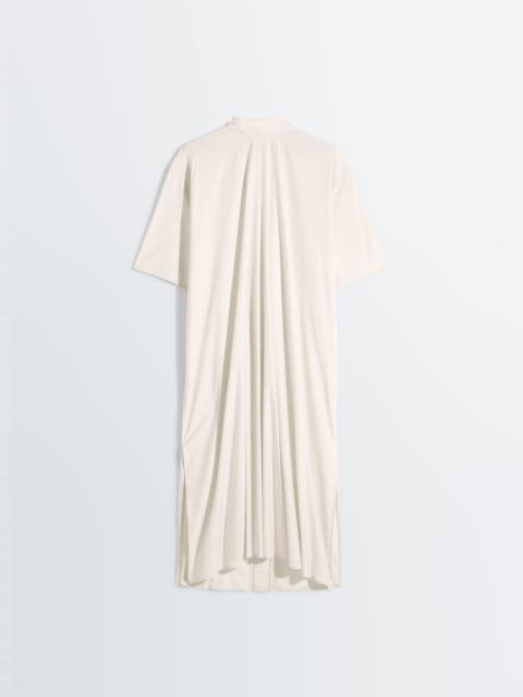 REVERSIBLE TUBE DRESS IN WASHED COTTON SILK