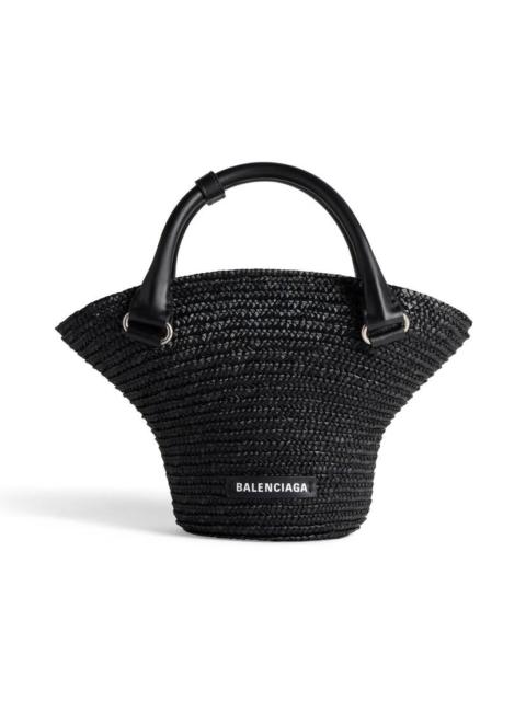 Women's Beach Bag Mini Tote  in Black