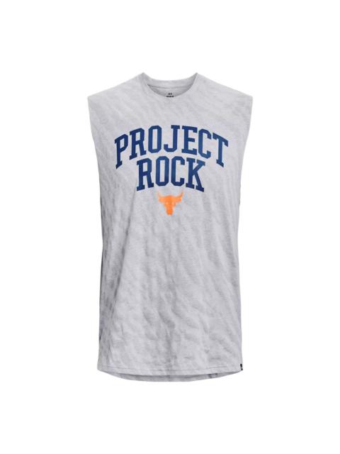 Under Armour Project Rock Sleeveless Tank 'Grey' 1379019-011