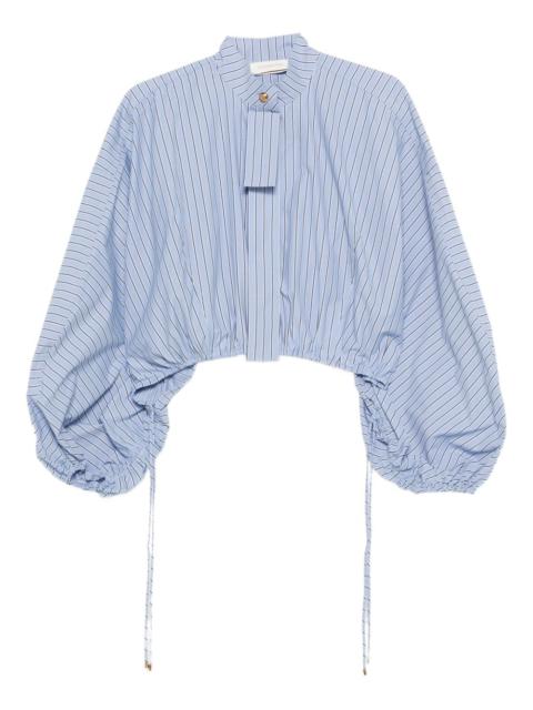 mandarin-collar shirt