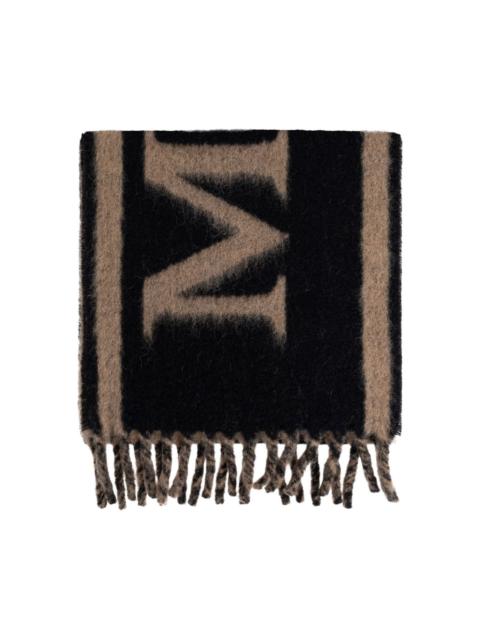 logo-embellished scarf