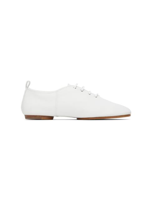 White Tabi Jazz Lace-up Derbys