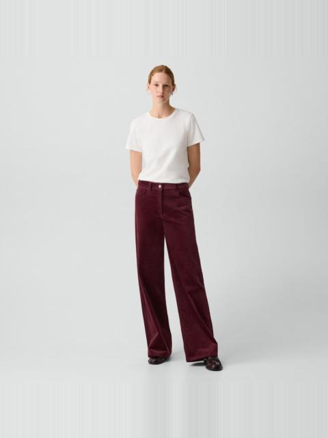Straight-Leg Five Pocket Pant in Corduroy