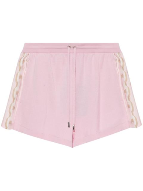 chain-link detail shorts