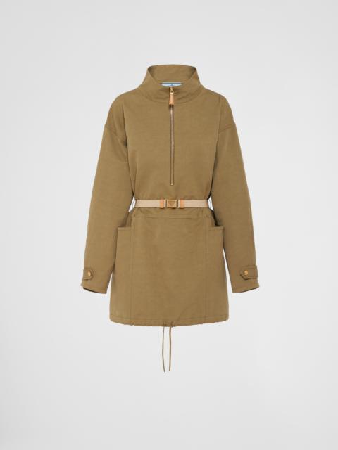 Panama cotton mini-dress