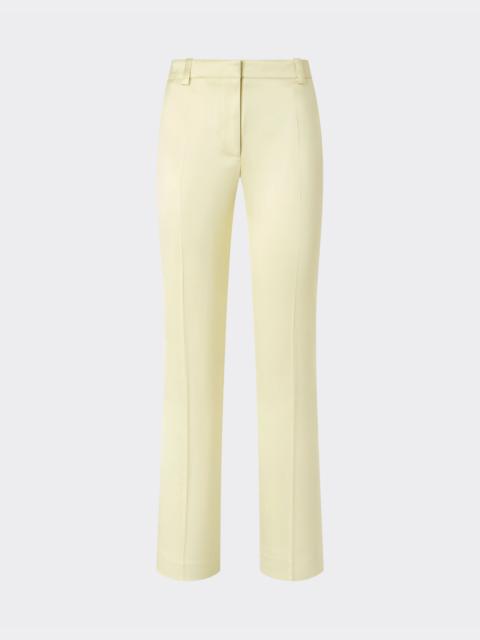 Stretch satin trousers