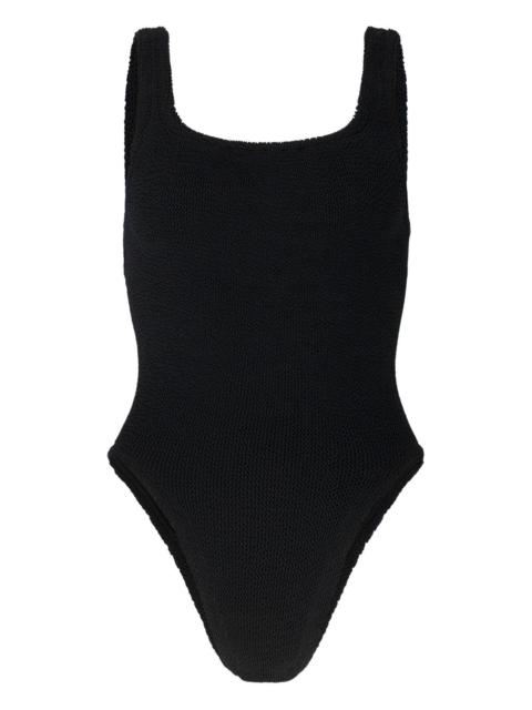 square-neck swimsuit