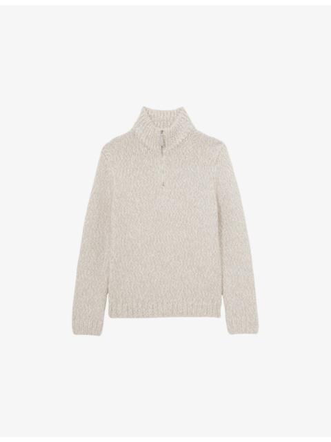 Seb Half-Zip Knitted Jumper