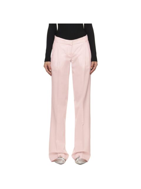 Pink Glen Check Trousers