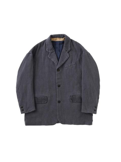 GALEN WOOL JKT DMGD BLUE
