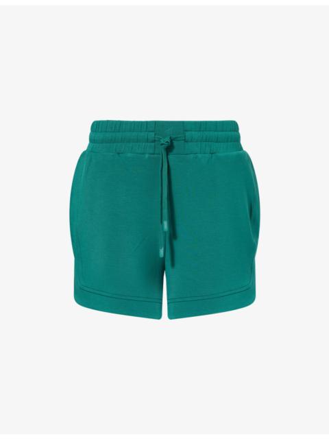 Ollie high-rise stretch-jersey shorts