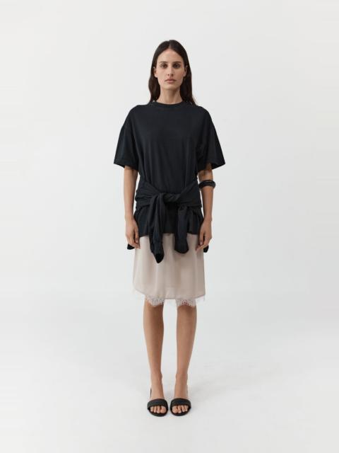 Fine Lace Skirt - Stone