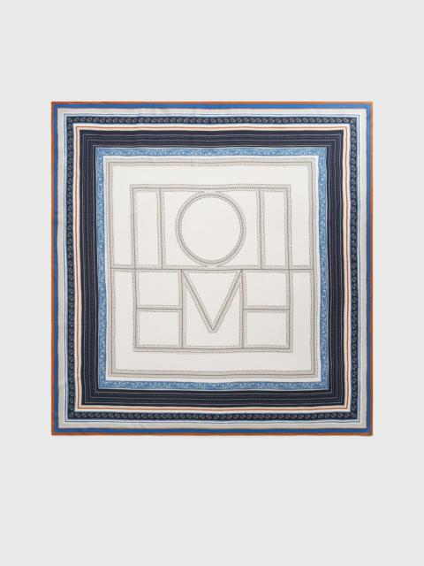 Collector scarf ecru/navy