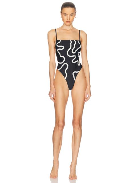 Rickrack One Piece Swimsuit