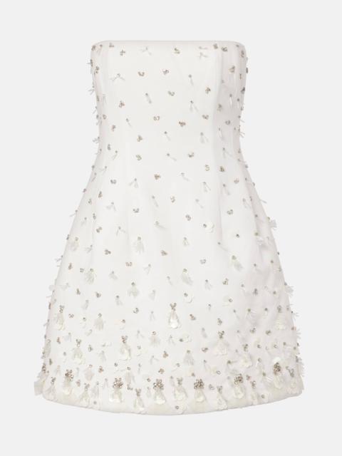 Bridal Yasmin embellished minidress