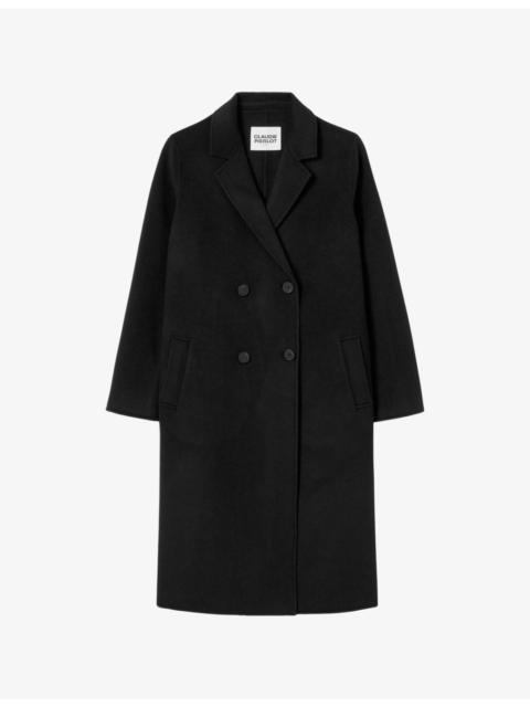 Galant double-breasted wool-blend coat