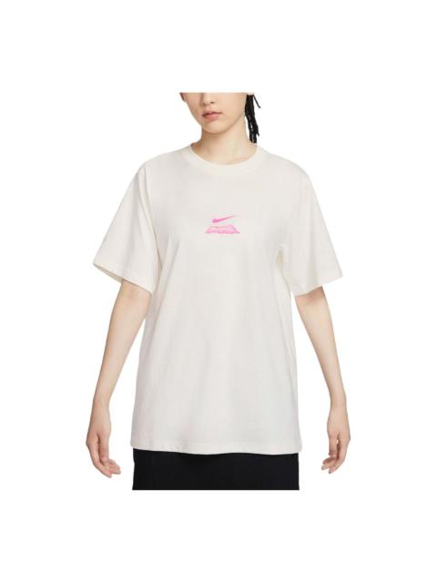 (WMNS) Nike Sportswear Essential T-Shirt Asia Sizing 'Sail' HM4625-133