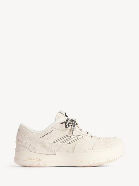 Women's Hamptons Suede Platform Sneaker in Beige/black