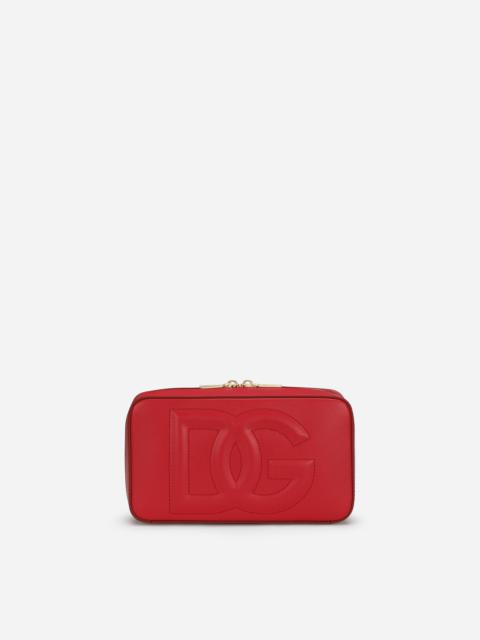 Small calfskin DG Logo camera bag