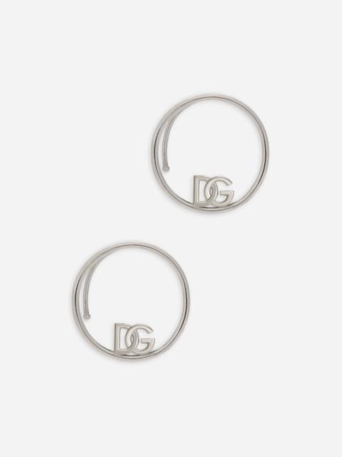 Ear cuff earrings with DG logo