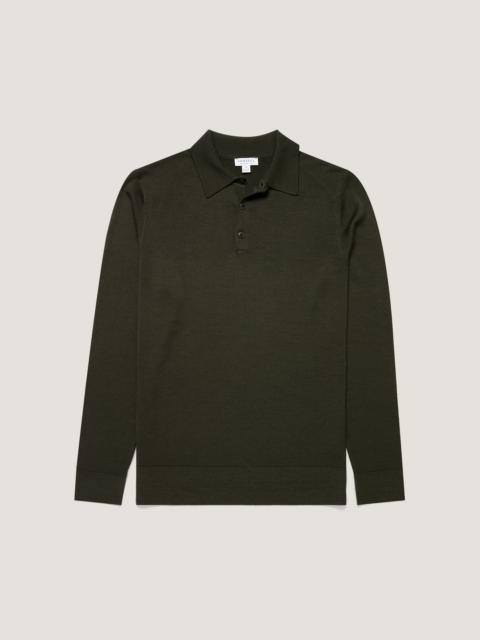 Extra‑Fine Merino Polo Shirt