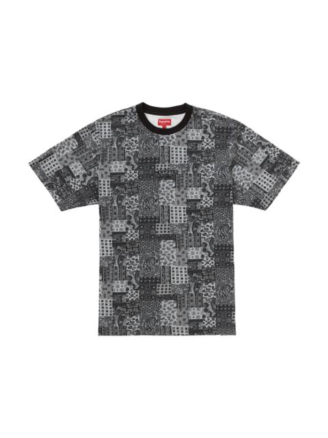 Supreme Patchwork Paisley S/S Top Black