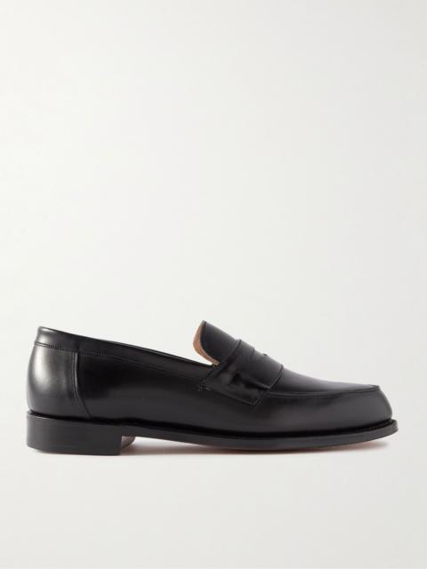 Epsom Leather Penny Loafers Black