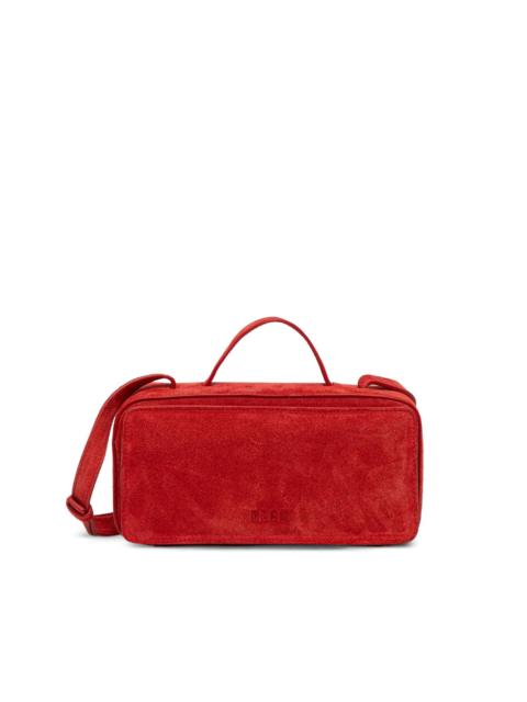 suede satchel