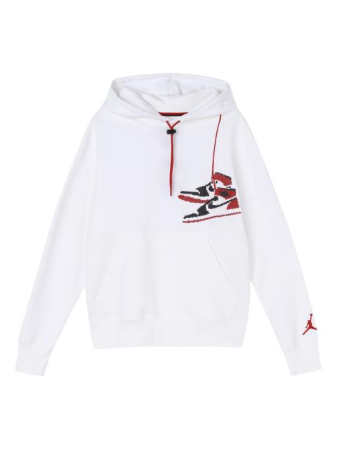 Air Jordan Jumpman Holiday Sports Hooded Pullover For Men White CT3458-100