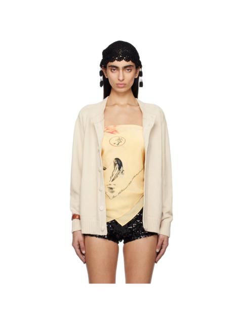 Off-White Meringue Cardigan