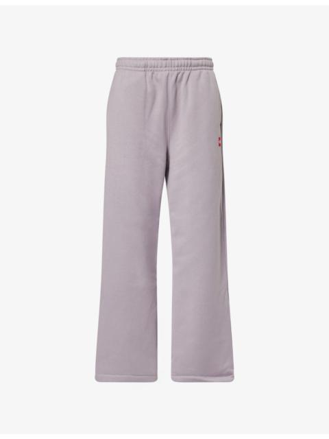 Red Box Wide-Leg Cotton-Blend Jogging Bottoms