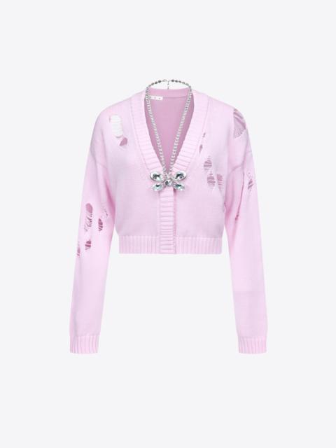 CRYSTAL BUTTERFLY CARDIGAN