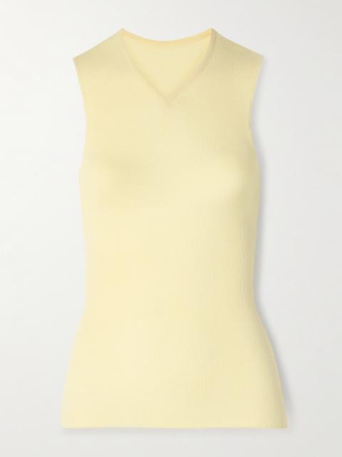 Renato Ribbed Wool-blend Jersey Tank