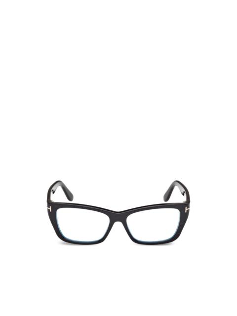 square-frame glasses