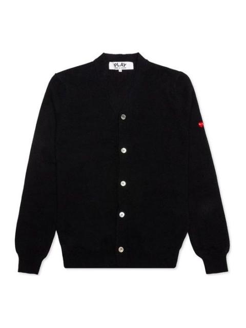 COMME des GARCONS PLAY Small Heart Cardigan 'Black' AZ-N042-051-1
