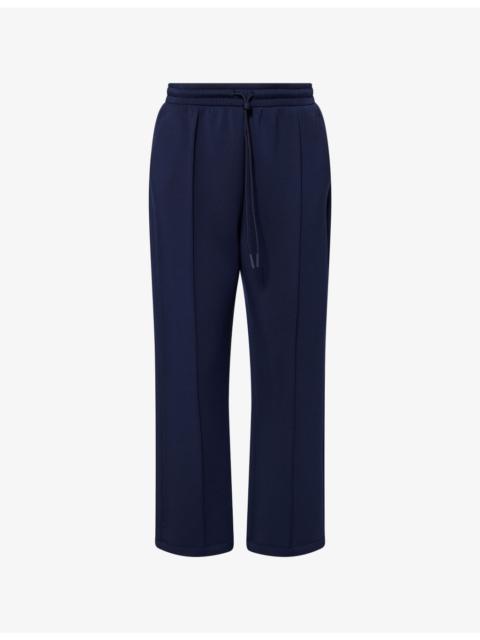 Straight-Leg Stretch-Jersey Jogging Bottoms