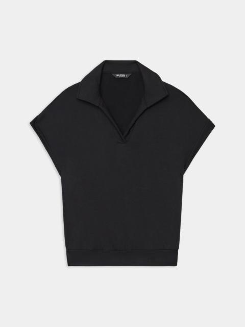 Evie Fleece Sleeveless Polo