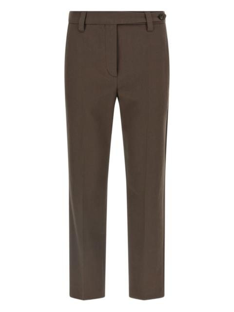 Monile-detail trousers
