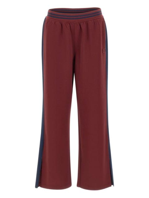 logo-appliqué track pants