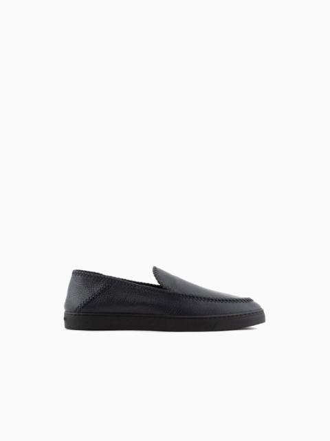 Galleria 3 deerskin slip-ons with threading