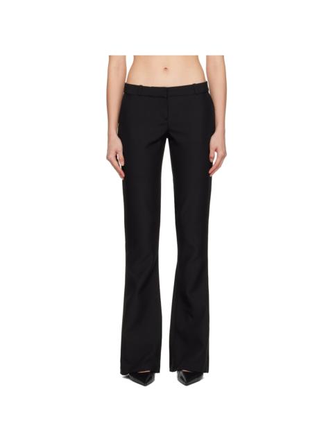 Black Low Waisted Trousers