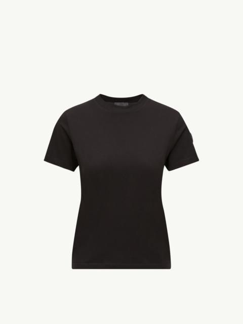 Pleated Back Cotton T-Shirt