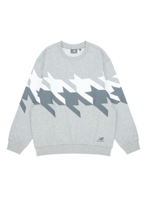 New Balance Sweatshirt 'Grey White' 5CC37253-MGR