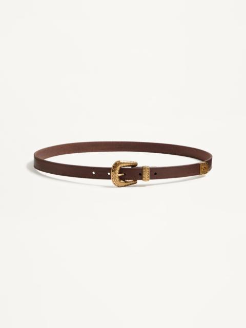 VLOGO SIGNATURE CALFSKIN BELT 20 MM