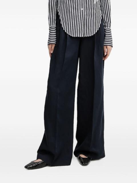 jetted-pocket trousers